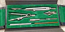 VINTAGE 9 PIECE DRAFTING TOOL SET MADE IN FRANCE Box #3 picture