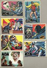 Vintage 1966 TOPPS BATMAN-Black Bat Lot of 7 Cards-#2, #3, #4, #5, #6, #8, #9 picture