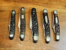 VTG TSA CONFISCATED Pocket Knives MT IDA CAMILLUS SCHRADE IMPERIAL  (Lot of 5) picture