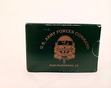 Vintage Army Playing Cards U.S. Army Forces Command Cards. picture