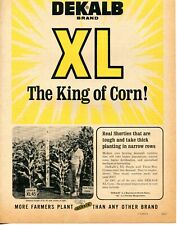 1968 Print Ad of Dekalb XL 45 Corn Seed The King of Corn picture