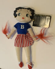 Cheerleader Betty Boop Stuffed Doll KellyToy 10”w/Tags 2003 picture