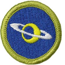 BSA ASTRONOMY MERIT BADGE CURRENT MINT NWT TYPE L SINCE 1910 BACK picture