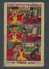 1908 PPC Humor Lifes Little Tragedies In 3 Acts picture