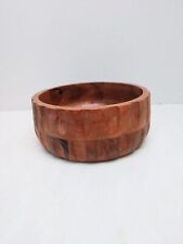 Vintage Turned/Carved Wooden Bowl (India) picture