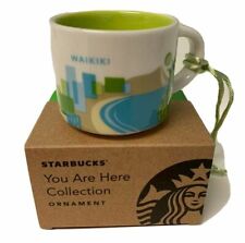 STARBUCKS YOU ARE HERE COLLECTION ORNAMENT Waikiki COLLECTIBLE 2 OZ MUG Cup picture