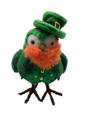 St. Patrick’s Day Bird Figurine Orange Beard picture
