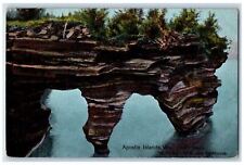c1910 Devil's Island Mckinley's Arch Near Lighthouse Apostle Island WI Postcard picture