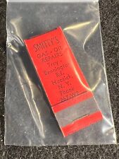 VINTAGE MATCHBOOK -  SMITTY'S GAS & OIL REPAIRS - HOOSICK, NY - UNSTRUCK picture
