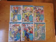 Marvel- X-Cutioner's Song 6 Issues 1992 Issues 1,2,3,4,5,12 with cards picture