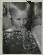 1961 Press Photo Glenn Ronniee II with his Prize winning gator in New Jersey picture