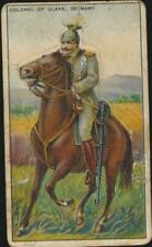 1909-13 T81 Military Series Recruit Colonel of Ulans Germany Die Cut picture