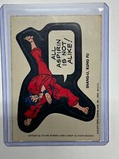 SHANG-LI KUNG FU Marvel Comics Super Hero STICKER 1974/1975 Topps picture