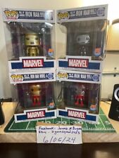 POP Deluxe Marvel Hall Of Armor Iron Man Set Of 4 PX Previews Exclusive New picture