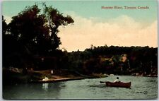 Humber River Toronto Ontario Canada Canoeing Major River Postcard picture