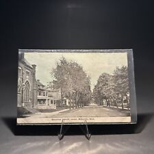 Postcard Beautiful Howell Street Hillsdale Michigan Vintage Postcard picture