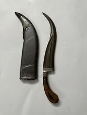 1900 Dagger Antique Rosewood Vintage Wootz Damascus Tulwar Old Rare Collectible picture