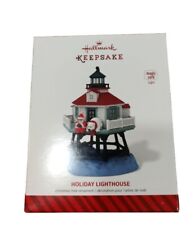 2014 Hallmark Keepsake Ornament - Holiday Lighthouse - 3rd in Series - picture