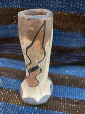 Vintage Santa Domingo Pueblo 5.75” Twisted Candleholder Native American Pottery picture