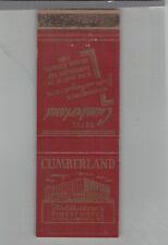 Matchbook Cover Cumberland Hotel Middlesboro, KY picture