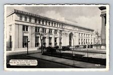 Baltimore MD-Maryland, Enoch Pratt Free Library, Antique Vintage c1940 Postcard picture