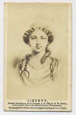 Liberty Act of Congress 1863 Antique CDV Photograph by H W Horton C1 picture