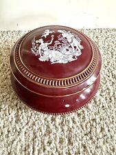 Vintage Hand Made Porcelain Trinket Box with Lid C. Florentine Italy picture