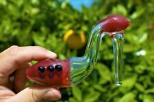 Tobacco Heel Shoe Hand Glass Pipe Piece Spoon Heady Water Smoke 14 Thick Alien picture