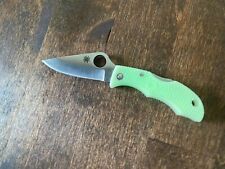 spyderco ladybug glow in the dark gitd vg10 knife rare Bhq Exclusive picture