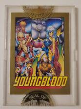 1992 YOUNGBLOOD #0 GOLD PROMO CARD Mint Sealed In Case WIZARD PRESS Rob Liefeld picture
