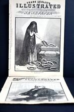 Horace Greeley Death IN MEMORIAM 1872 Frank Leslie's Newspaper w Full Supplement picture