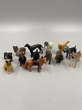 Lot Of 12 Assorted Puppy Dog Figurines Realistic Detailed Pretend Figures picture