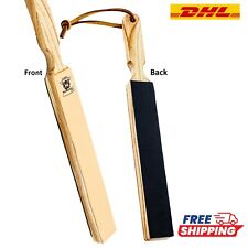 Double-Sided Leather Sharpening Strop in Wood for Mens Cut Throat Straight Razor picture