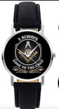 New ** Freemasonry Masonic Watch / Wrist Watch Quartz Movement picture