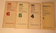 Item 13 - Three Norfolk & Western, One Norfolk Southern Employee Timetable picture