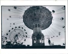 1991 Press Photo Wave Swinger Ride at Metrolina Ag Expo North Carolina picture