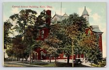 c1908~Central School House Building~Street View~Kent Ohio OH~Antique Postcard picture