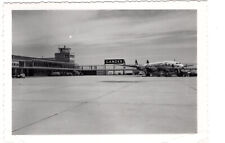 Postcard Gander International Airport Terminal Trans World Airline RPPC -8298 picture