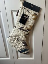 Pendleton WHITE SHORES Quilted Stocking Southwestern Cowichan Cotton NEW picture