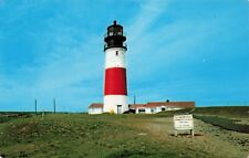 Postcard Sankaty Head Lighthouse Nantucket Massachusetts MA Vintage picture