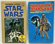 Vintage Star Wars PB Book Lot Han Solo at Stars' End George Lucas 1978 Edition  picture