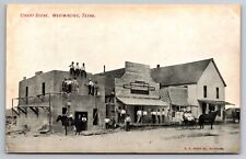 Street Scene Westminster Texas TX General Store Collin County c1910 Postcard picture