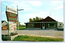 AU GRES, MI Michigan ~ Roadside CHOP HOUSE RESTAURANT  c1960s Car  Postcard picture