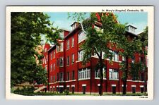 Centralia IL-Illinois, St. Mary's Hospital, Antique Vintage Souvenir Postcard picture