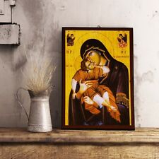 Panagia Glykofilousa Greek Russian Orthodox Christian Icon / Virgin Mary Icon picture