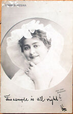 1904 Hungarian/Hungary Performer Realphoto Postcard: Kranner Rozsika picture