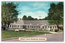 c1940's Wilson's Court Exterior Roadside Bardstown Kentucky KY Unposted Postcard picture