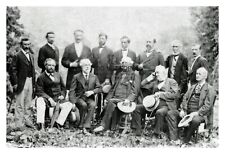 GENERAL ROBERT E. LEE AND HIS CIVIL WAR CONFEDERATE GENERALS 1869 4X6 PHOTO picture