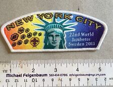 2019 22nd World Scout Jamboree 2011 New York City Shoulder Badge picture