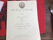 1977 Inaugural Evening Gala Performance Program CBS Television Network picture
